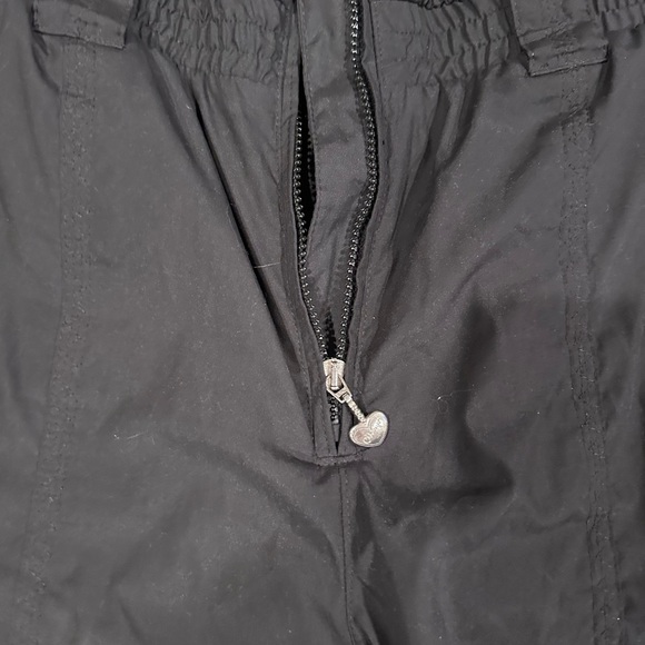 🎿 Obermeyer Resort Snapdragon One Piece Hooded Ski Suit Snowsuit Black Vintage - Picture 3 of 9